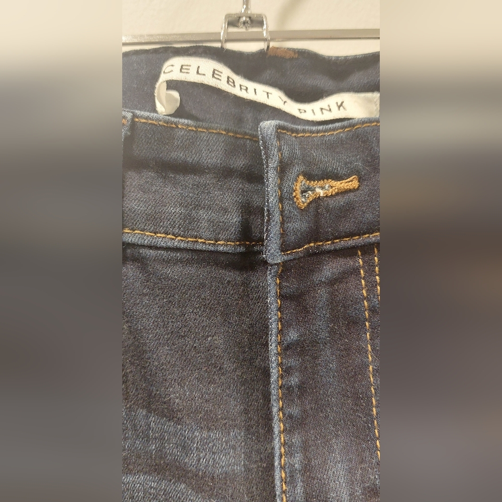 Celebrity Pink Midnight Blue Distressed Skinny Jeans - Picture 5 of 10